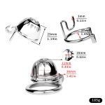 PA Stainless Steel Chastity Cage - Image 10