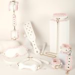 White & Pink Fairy Leather Bondage Kit - Image 6