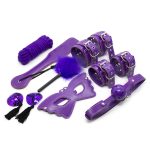 Purple BDSM Bondage Kit - 8Pcs - Image 6