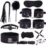 Double Color Plush Bondage Kit - 10 Pcs - Image 8