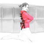 Strict Leather Premium Straight Jacket - Rose - Image 2