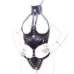 Adjustable Queen PU Leather Costume Bondage Harness - Image 2
