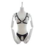 Chained Bra and Crotch Women's Fetish Harness