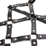 Open Breast Leather Body Harness - Image 2