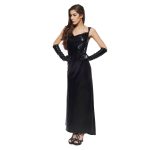 Backless Long Dress with Gloves - Image 6