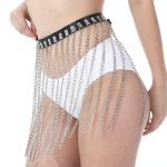 Leather Chain Bra G-String Bondage Clubwear - Image 9