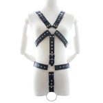 Leather Full Body Harness with Cock Ring - Image 6