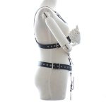 Leather Full Body Harness with Cock Ring - Image 2