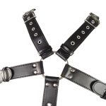 Leather Full Body Harness with Cock Ring - Image 4