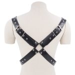 Strict Leather 4 Strap Chest Harness - Image 3
