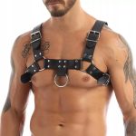 Leather Upper Body Male Harness - Image 6