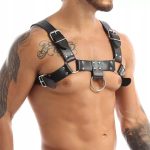 Leather Upper Body Male Harness - Image 8