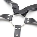 Leather Full Body Bondage Harness With Pouch - Image 5
