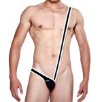 Men's One Side Stretch Bodysuit Mankini Thong - Image 7