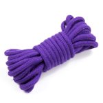 Purple And Black Fur Lined Bondage Kit 8 Piece - Image 3