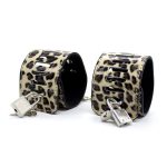 Lockable Leopard Print 10 Piece Bondage Kit - Image 7