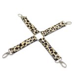 Lockable Leopard Print 10 Piece Bondage Kit - Image 9