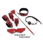 Bright Leather Bondage Kit - 6 pcs - Image 6