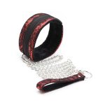 Bondage Embossed Cuffs With Collar Kit - Image 2