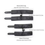 Pin Buckle Leather Collar & Cuffs - Image 4