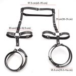 Leather Leg Harness Garter Belt - Image 4