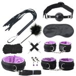 Nylon & Plush 10 pcs Bondage Kit