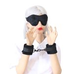 Bondage Velvet Handcuff Set - Image 6