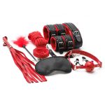 Litchi Pattern 10 Pcs Plush Bondage Kit - Image 6
