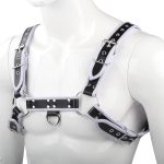 Black With Red Edge Chest Harness - Image 9