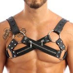 Cross-Body Zipper Chest Harness - Image 6
