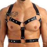 Chest Harness Punk Costume Straps with O Rings - Image 6