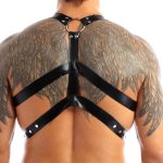 Chest Harness Punk Costume Straps with O Rings - Image 3