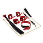 Black & Red PU Bondage Kit - Image 6