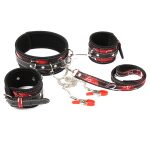 Collar & Cuffs With Nipple Clamp