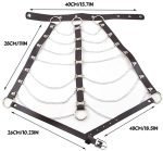 Body Chain Black Leather Bra Caged Harness - Image 5