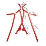 PU Punk Breast Cutout Harness - Image 5