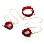 Creased Lace Neck Collar With Cuffs - Image 6