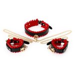 Creased Lace Neck Collar With Cuffs - Image 7