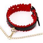 Creased Lace Neck Collar With Cuffs - Image 2