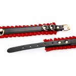 Creased Lace Neck Collar With Cuffs - Image 3