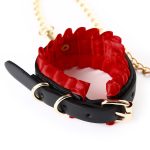 Creased Lace Neck Collar With Cuffs - Image 5