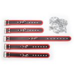 Restraint PU Leather Hands Cuffs Neck Collar Set - Image 4