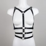 Punk Leather Lingerie Harness - Image 2