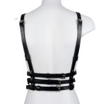 Punk Leather Lingerie Harness - Image 3