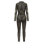 Print Halloween Costume Petsuit - Snakeskin - Image 3