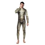 Print Halloween Costume Petsuit - Snakeskin - Image 5