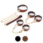 Heart Real Leather 3 Pcs Bondage Kit - Image 6