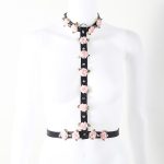 Rose Collar to Waist Bondage Harness - Image 6