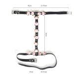 Rose Collar to Waist Bondage Harness - Image 3