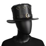 Steampunk Buckles Splice Hat - Image 8